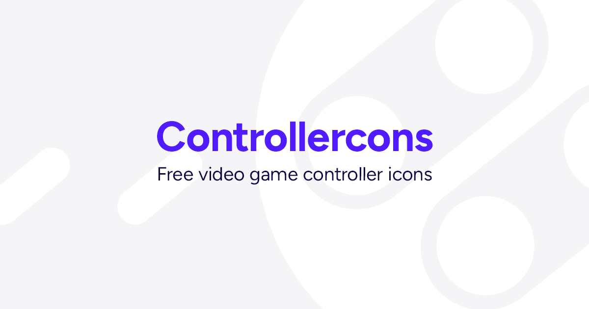Controllercons - Free video game controller icons