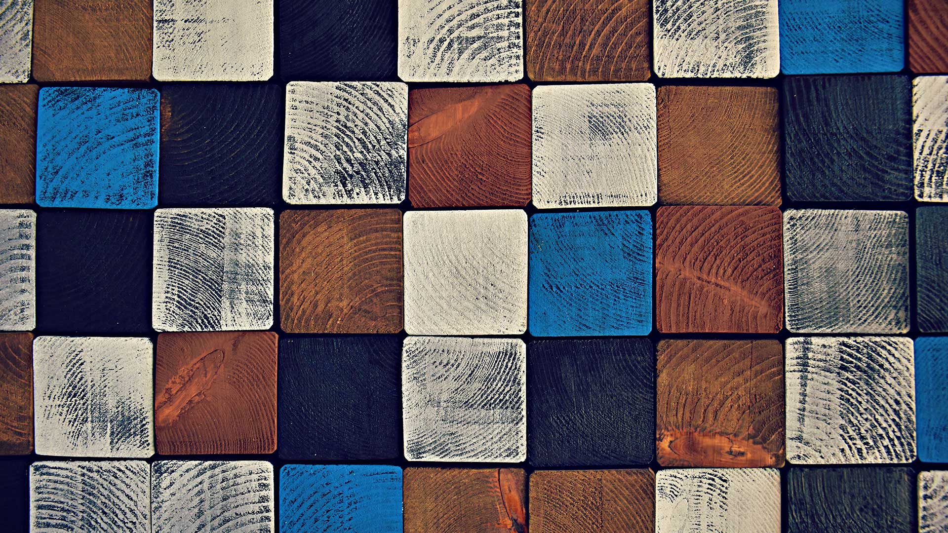 A stack of wooden blocks