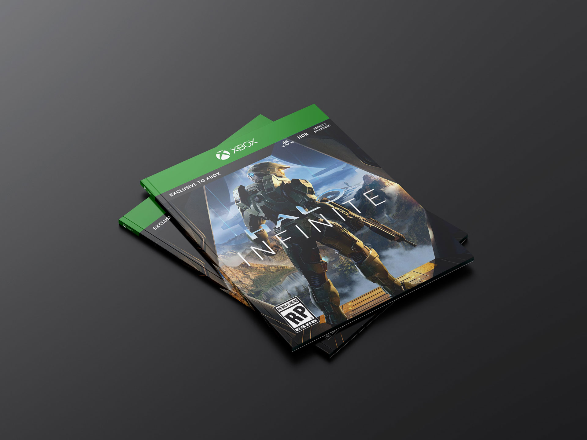 Custom Xbox Series X box art for Halo Infinite
