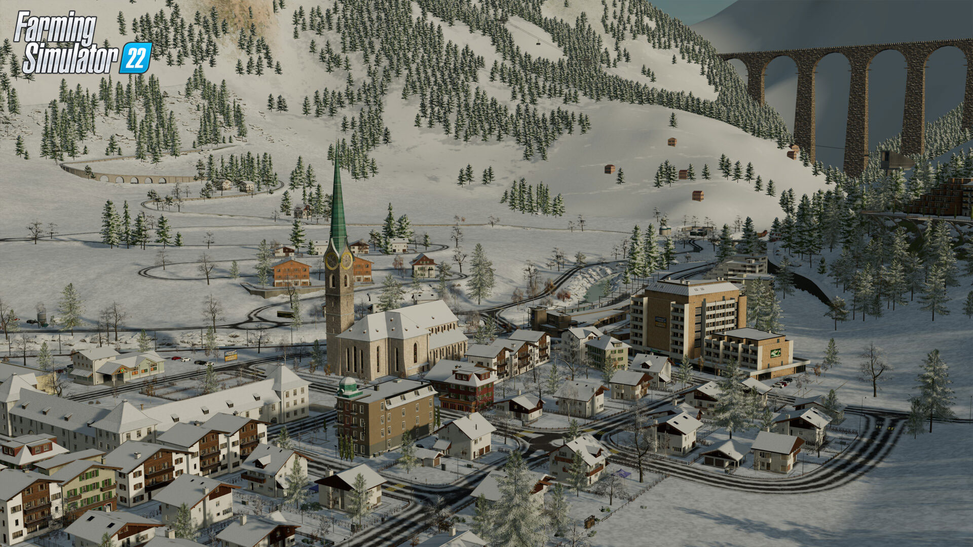 Snowy village