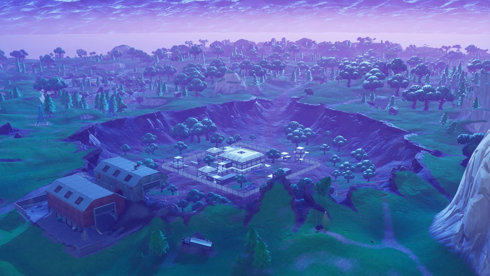 A giant crater