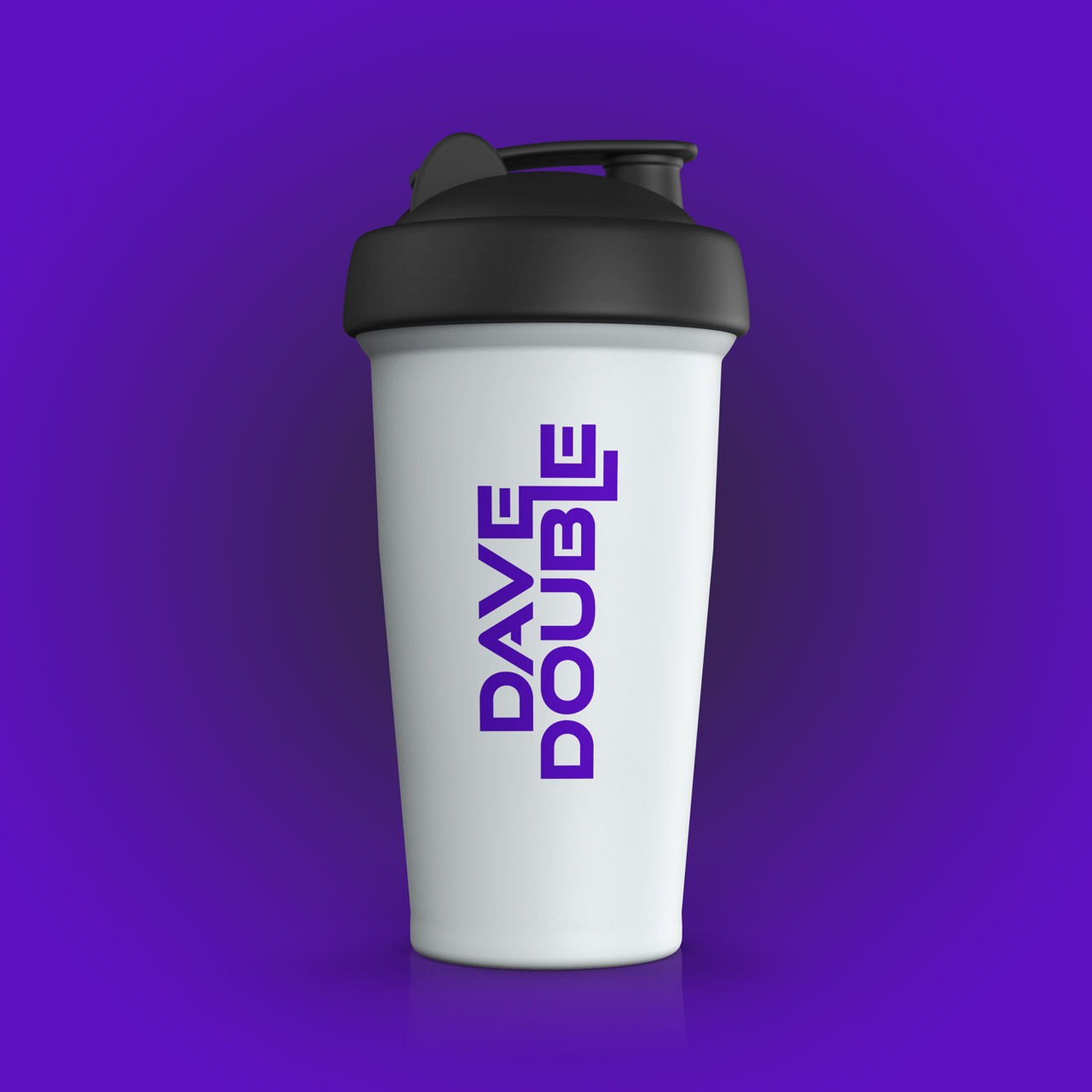 Dave Double L logo on protein shaker