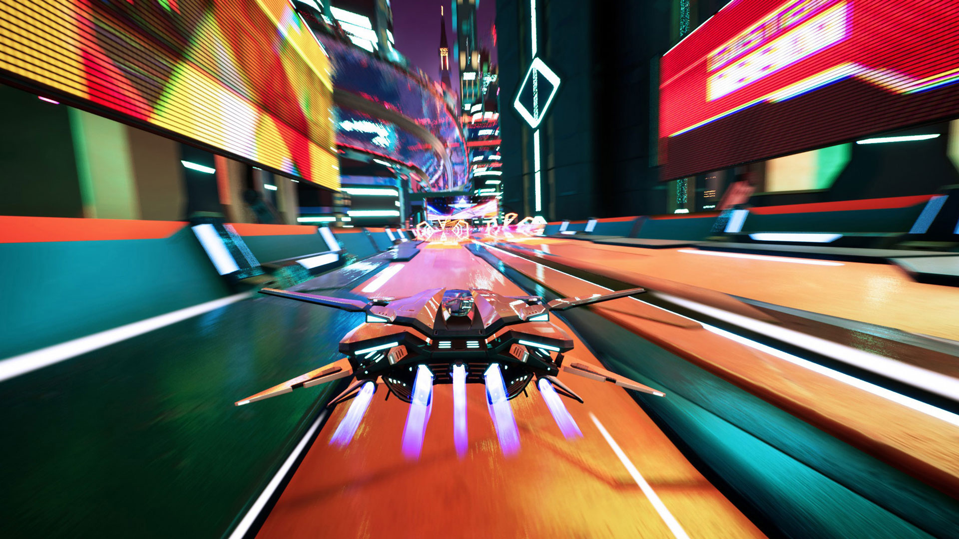 Futuristic racer